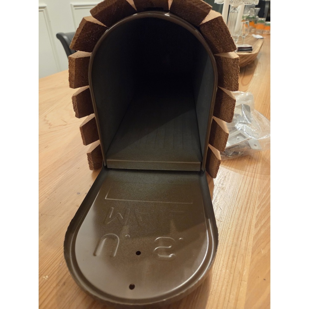 New Cedar Wrapped Mailbox - Picture 2 of 9